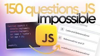 150 questions JS pour devenir un PRO de Javascript