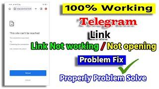 Telegram link not opening in chrome | Telegram link not working solution 2022 | Telegram not working
