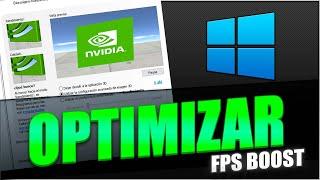 LA MEJOR CONFIGURACIÓN FPS BOOST PANEL CONTROL NVIDIA 