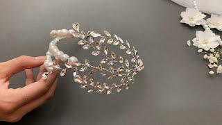 DIY Trendy Headband with Pearls and Crystals - Turn Your Craft into Cash!