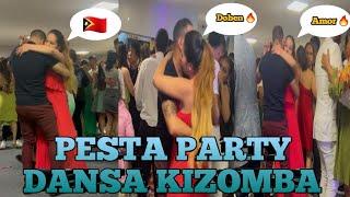 Feto Klosan || Pesta party dansa kizomba Timor leste di Atambua memang paling Beda 