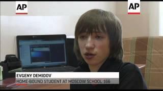 Ailing Russian teen gets robot help