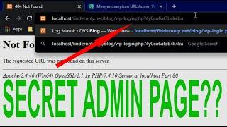 Hide WP Admin Page to Secret URL - No Plugin