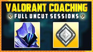 Silver Omen on Ascent (VOD REVIEW) - Valorant Radiant Coaching #105