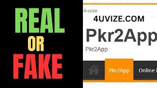 4Uvize.com Real or Fake | 4Uvize.com Review | Pkr2App Review | Scam or Legit