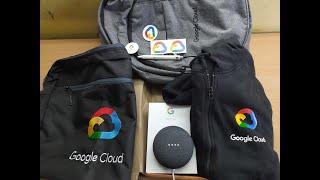 Google Cloud Ready Facilitator Program Swag Unboxing