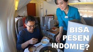 BEST INFLIGHT MEAL! BUSINESS CLASS GARUDA INDONESIA TOKYO TO BALI B777-300ER AWESOME FLIGHT!