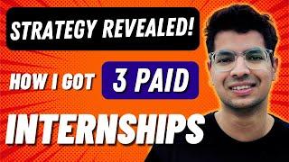 How To Get Paid Internships [Off Campus] | My Story & Secret Strategy | Ayushman Pandita Hindi