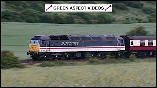 South Downs Sulzers - 47828 and 47810 head the 'English Riviera Express' - 22/06/24