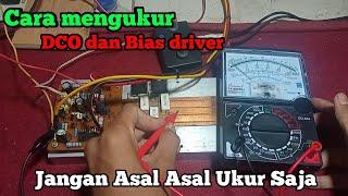 cara setting bias dan dco power amplifier socl 504