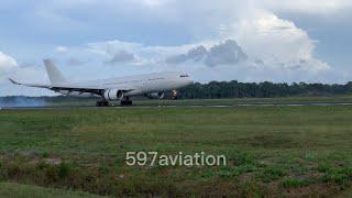Maleth-Aero A330-223 (Leased by Surinam Airways) PY993 | Landing at Johan Adolf Pengel Int’l Airport