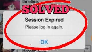 How to solve session expired Problem in Facebook 2023