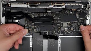 13" Inch 2019 MacBook Pro A2159 Disassembly Logicboard Logic Board Motherboard Liquid Spill Repair