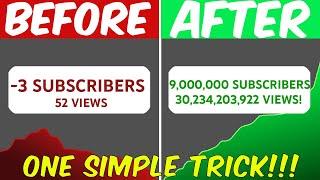 How To Have GROWTH on YOUTUBE in 2024 With ONE SIMPLE TRICK (Get MONETIZED Fast!!)