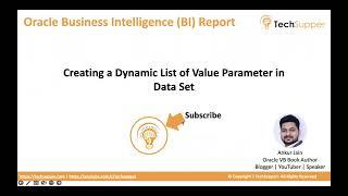 Dynamic List of Value Parameter in Data Set in Oracle Business Intelligence