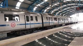 Delhi Metro Blue Line departure