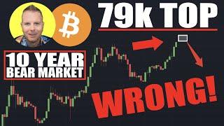 Bitcoin: $79k Top & A 10 YEAR Bear Market? - Crypto Crew University DEBUNKED! (BTC)