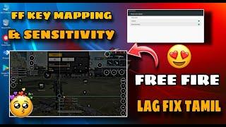 Phoenix Os Free Fire Keymapping & Sensitivity Tamil | Free Fire Lag Fix Rog Os #phoenix #phoenixos