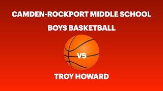 12/19/22 CRMS Boys Basketball vs. Troy Howard