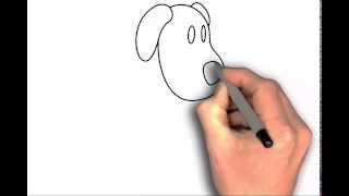 Drawing Loula dog Pocoyo | Dibujo Loula perro Pocoyo