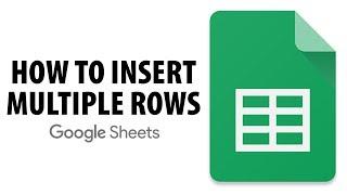 How To Insert Multiple Rows In Google Sheets