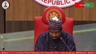 LIVE SENATE PLENARY OF 4TH DECEMBER 2024