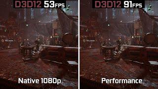 AMD RX 570 - Necromunda: Hired Gun - FidelityFX Super Resolution - Benchmark Comparison