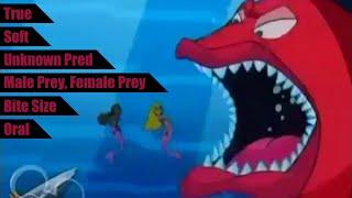 Swallowed Whole by a Fish - Sabrina: The Animated Series (S1E62) | Vore in Media