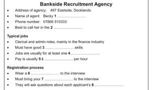 Bankside Recruitment Agency //bankside recruitment agency IELTS Listening ielts listening 2023 New