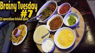 BRAINY TUESDAY #7 - 21 DIFFICULT, random category question PUB QUIZ {ROAD TRIpVIA- ep:413]