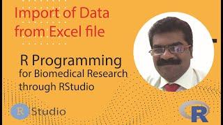 RStudio - Import of Data from Excel file - Learn to import your data into RStudio from Excel file