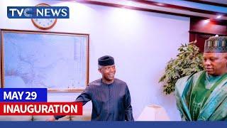 #May29Inauguration: Vice President Elect Kashim Shettima Visits VP Osibajo