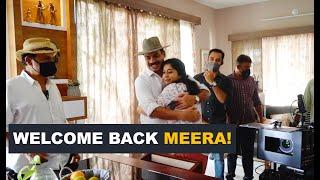 'Welcome back Meera!' | Sathyan Anthikad's film crew welcomes Meera Jasmine | Makal