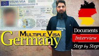 Europe Multi-entry Visa | Germany Visa Step by Step | Schengen Visa Documents | Visa Interview