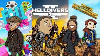 Let's Play Fall Guys & Helldivers 2 & PUBG - IT'S ALL IAN'S VAULT!