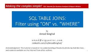 SQL JOIN: Condition in “ON” vs. “WHERE"