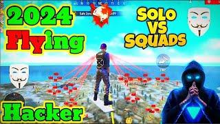 Free Fire Hack | BR Rank Hacker Gameplay | 27+ Kills | Only red Number Gameplay  | Hacker️