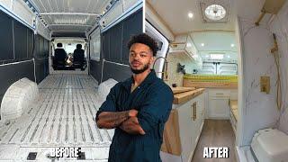 I Transformed a Work Van into a Mobile Home | Full Build Start to Finish