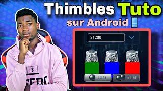 Modifier THIMBLES  1xgame  sur Android || #1xbet #betwinner