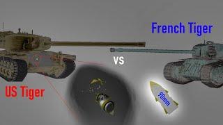ARL-44 vs T29 Heavy | Armor Penetration Simulation