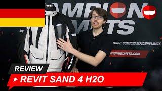 Revit Sand 4 H2O Jacke und Hose Review - ChampionHelmets.com