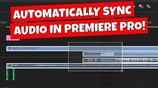 How To Easily Sync Multi Audio Tracks In Adobe Premiere Pro Timeline