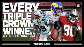 Every Triple Crown Receiver in the Super Bowl Era