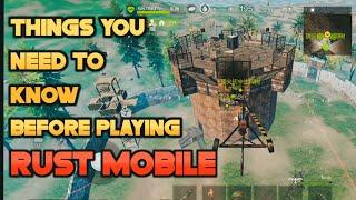 THINGS YOU NEED TO KNOW BEFORE PLAYING RUST MOBILE  • Rust Mobile