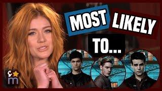 SHADOWHUNTERS Cast Plays "Most Likely To" Game | Shine On Media