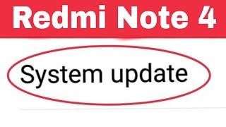 Xiaomi Redmi Note 4 || System Update Problem Solve