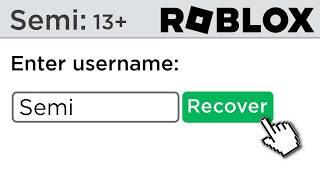 How To RECOVER Roblox Accounts Without Email Or Phone Number (2024) - Get Your Roblox Account Back