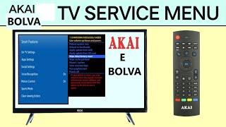 service menu tv akai e tv bolva