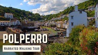 POLPERRO, Cornwall | 4K Narrated Walking Tour | Let's Walk 2023