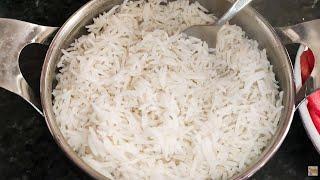 खिले खिले चावल बनाने विधि पतीले मे चावल कैसे बनाते हैं  beginners rice recipe with tricks